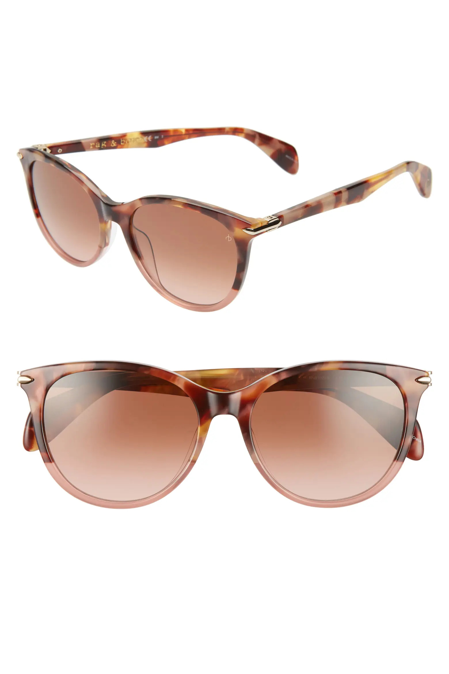54mm Round Cat Eye Sunglasses (Women) | Nordstromrack | Nordstrom Rack