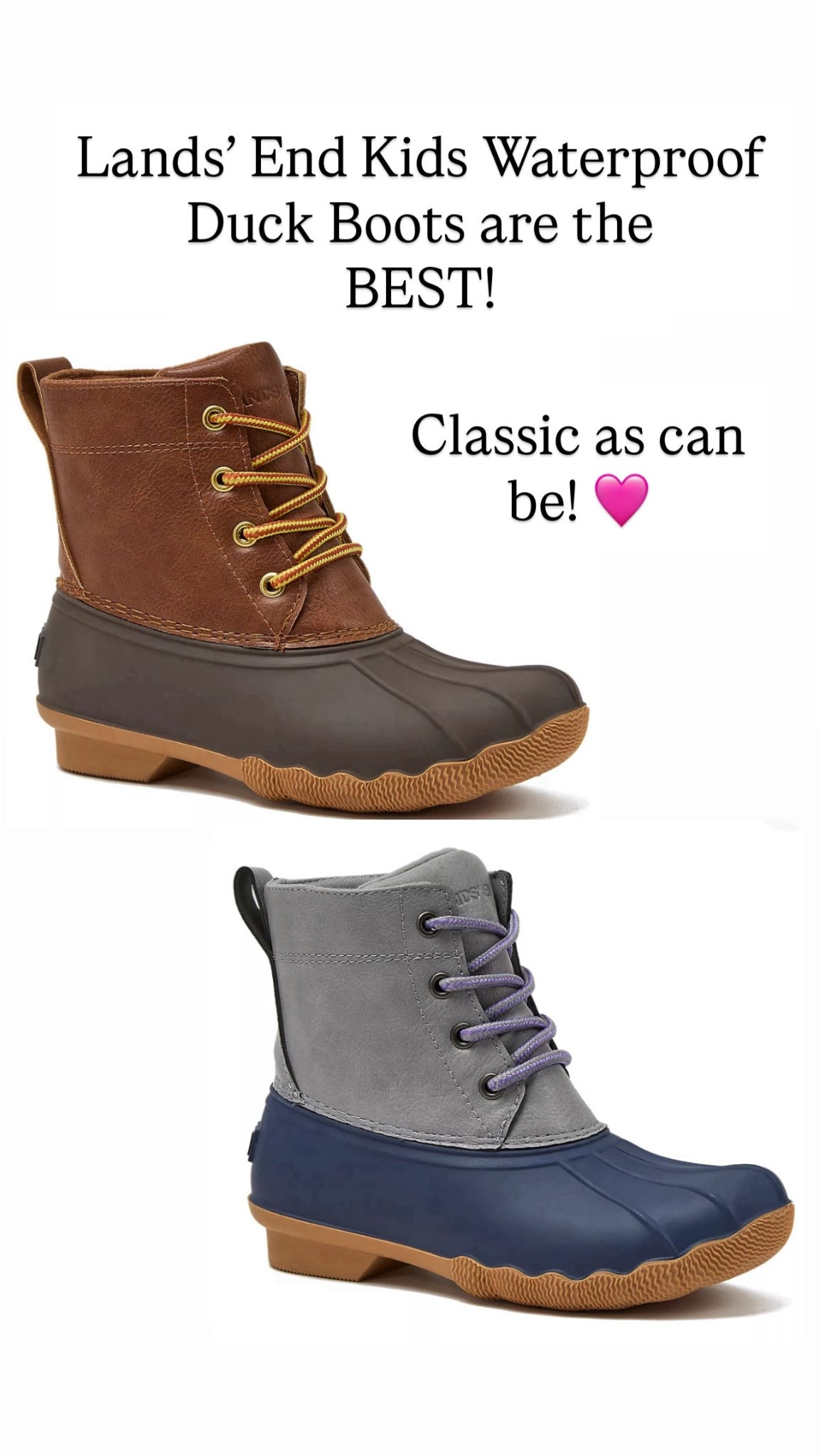 Lands’ End Duck
Boots for kids

#LTKGiftGuide #LTKHoliday