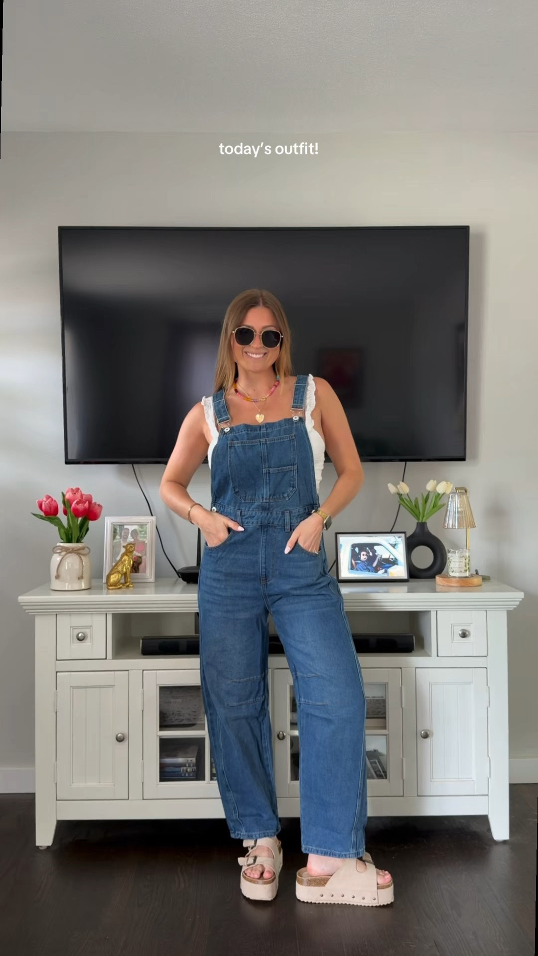 todays ootd!! overalls fit true to size. platform shoes are surprisingly so comfy!!!

#LTKootd #LTKdayinmylife