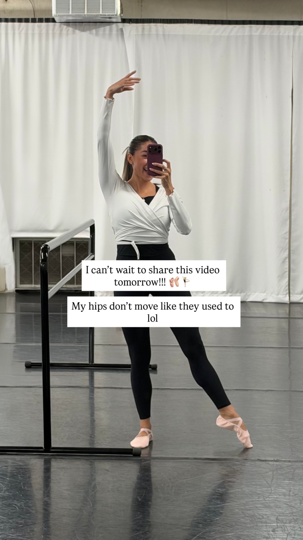 What I wore to my adult ballet class! I can’t wait to share this video tomorrow!!! 🩰🧑🏼‍🩰

My hips don’t move like they used to lol

#LTKActive #LTKfitnessgoals #LTKootd