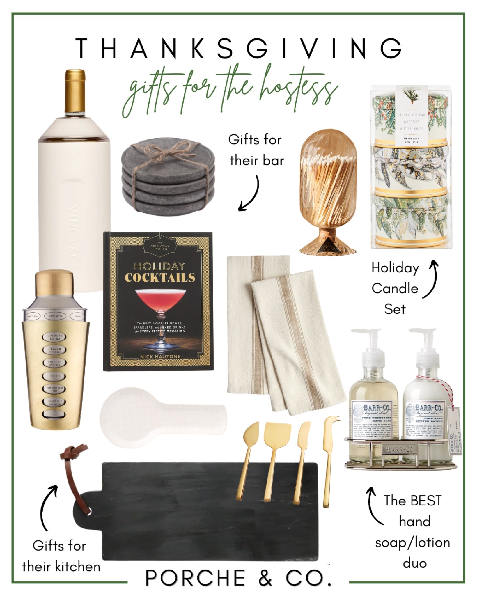 Thanksgiving gifts for the hostess, hostess gifts, gifts for the party host, kitchen gifts, bar gifts #hostessgifts #holidaygifts 

#LTKHoliday #LTKhome #LTKSeasonal
