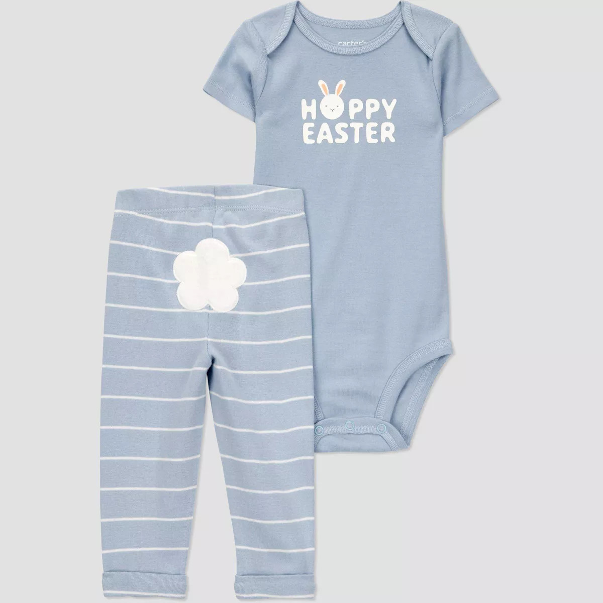 Carter's Just One You® Baby Boys' Easter Endcap Striped Top & Bottom Set - Blue | Target