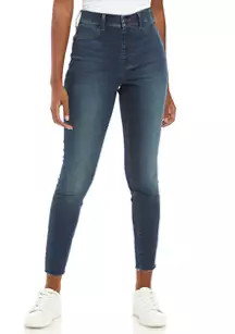Women's High Rise Pull On Skinny Jeans | Belk