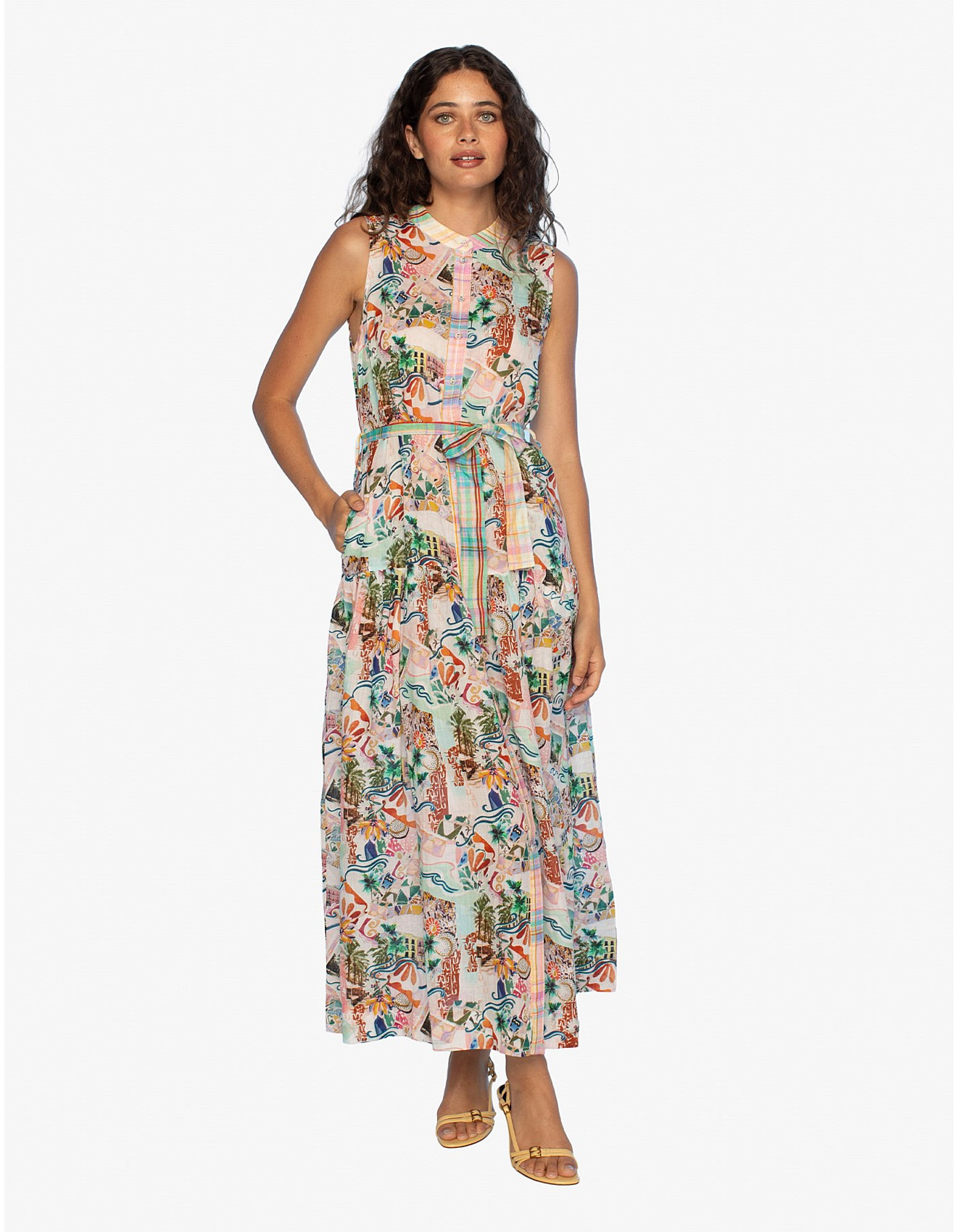 WANDA SLEEVELESS MAXI DRESS | David Jones (Australia & New Zealand)