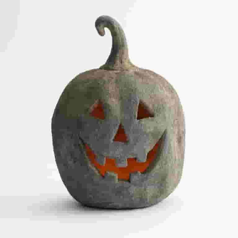 Fall Decor - Hallowmas Handcrafted Terracotta Pumpkin Terracotta Pumpkin - Halloween Decorations ... | Walmart (US)