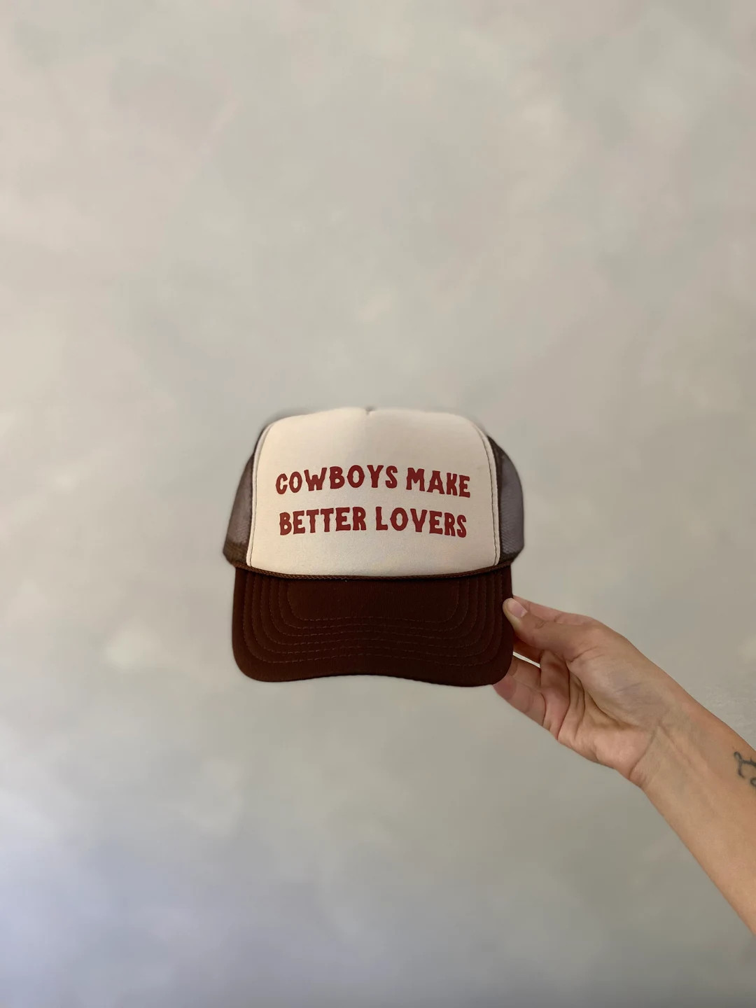 Cowboys Make Better Lovers Trucker Hat - Etsy | Etsy (US)