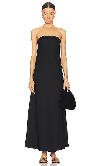 Column Maxi Dress in Black | Revolve Clothing (Global)