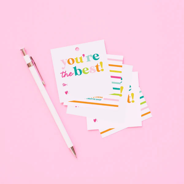 Hello Happiness x JCS You're the Best To/From Gift Tags | Joy Creative Shop