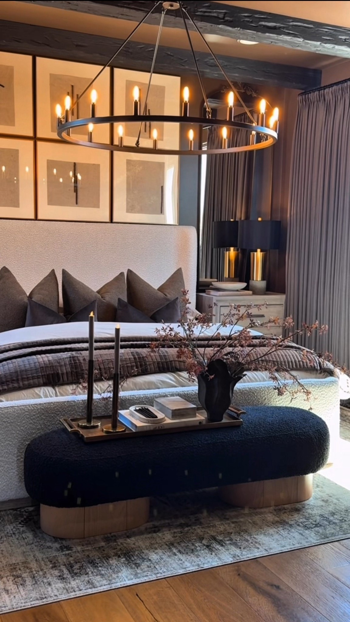 Rich tones, layered textures, and soft lighting — RH-inspired perfection. 🖤

#RHInspired #MoodyBedroom #NeutralDecor #LuxuryInteriors #ModernHomeDesign #CozyBedroom #InteriorInspo #HomeDesign #WarmTones #HomeStyle


#LTKStyleTip #LTKHome #LTKU