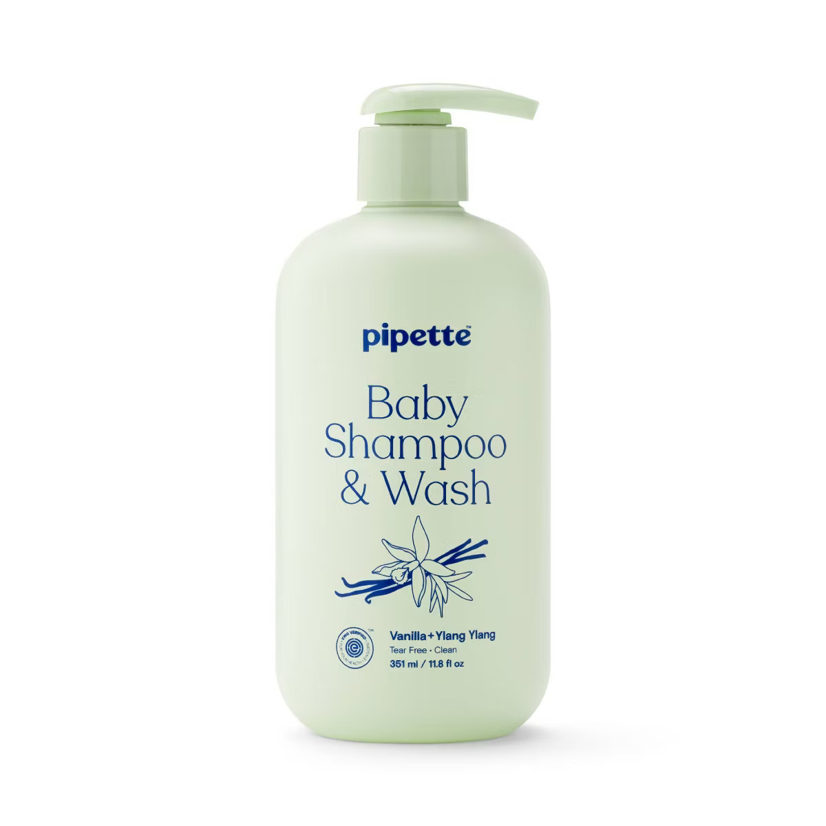 Pipette Baby Shampoo + Wash Vanilla + Ylang Ylang - 11.8 fl oz | Target