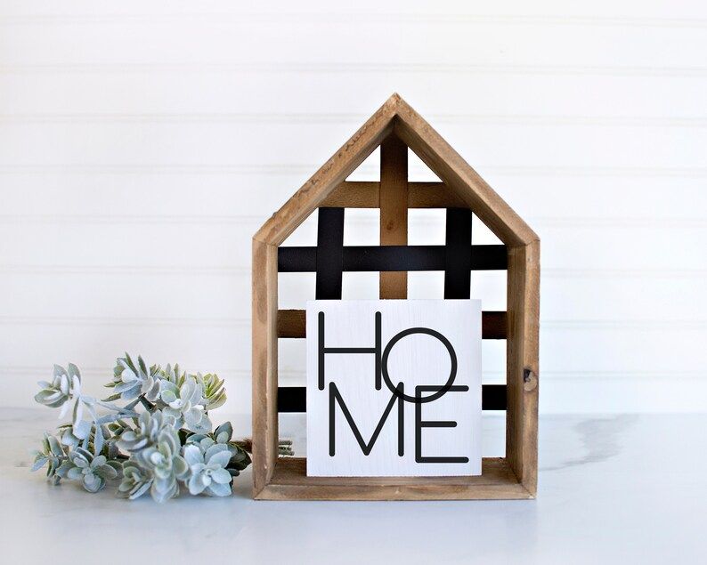 home sign, home farmhouse, mini sign, small sign, housewarming gift ideas, mini wood sign, mini s... | Etsy (US)