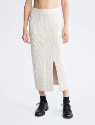 Cable Knit Midi Skirt | Calvin Klein | Calvin Klein (US)