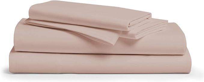 Comfy’s Egyptian Cotton Bed Sheets (Queen, 1000 Thread Count) Blush Sheets and Pillow Cases Set... | Amazon (US)