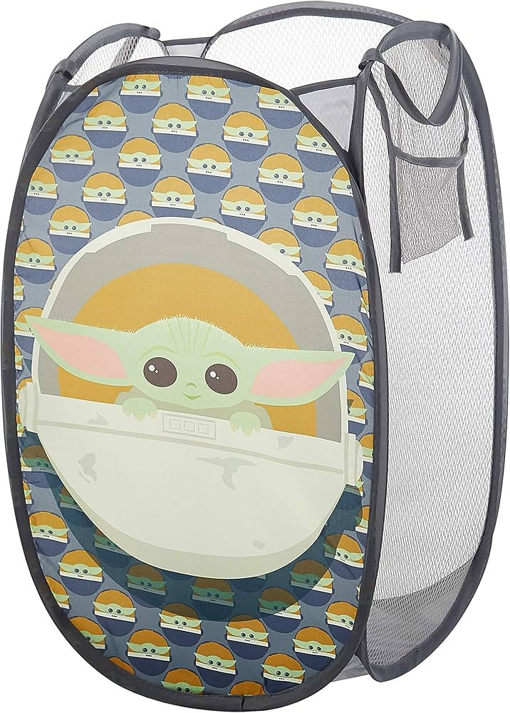 Star Wars, The Mandalorian Pop Up Hamper Featuring The Child with Durable Carry Handles, 24" H x ... | Amazon (US)