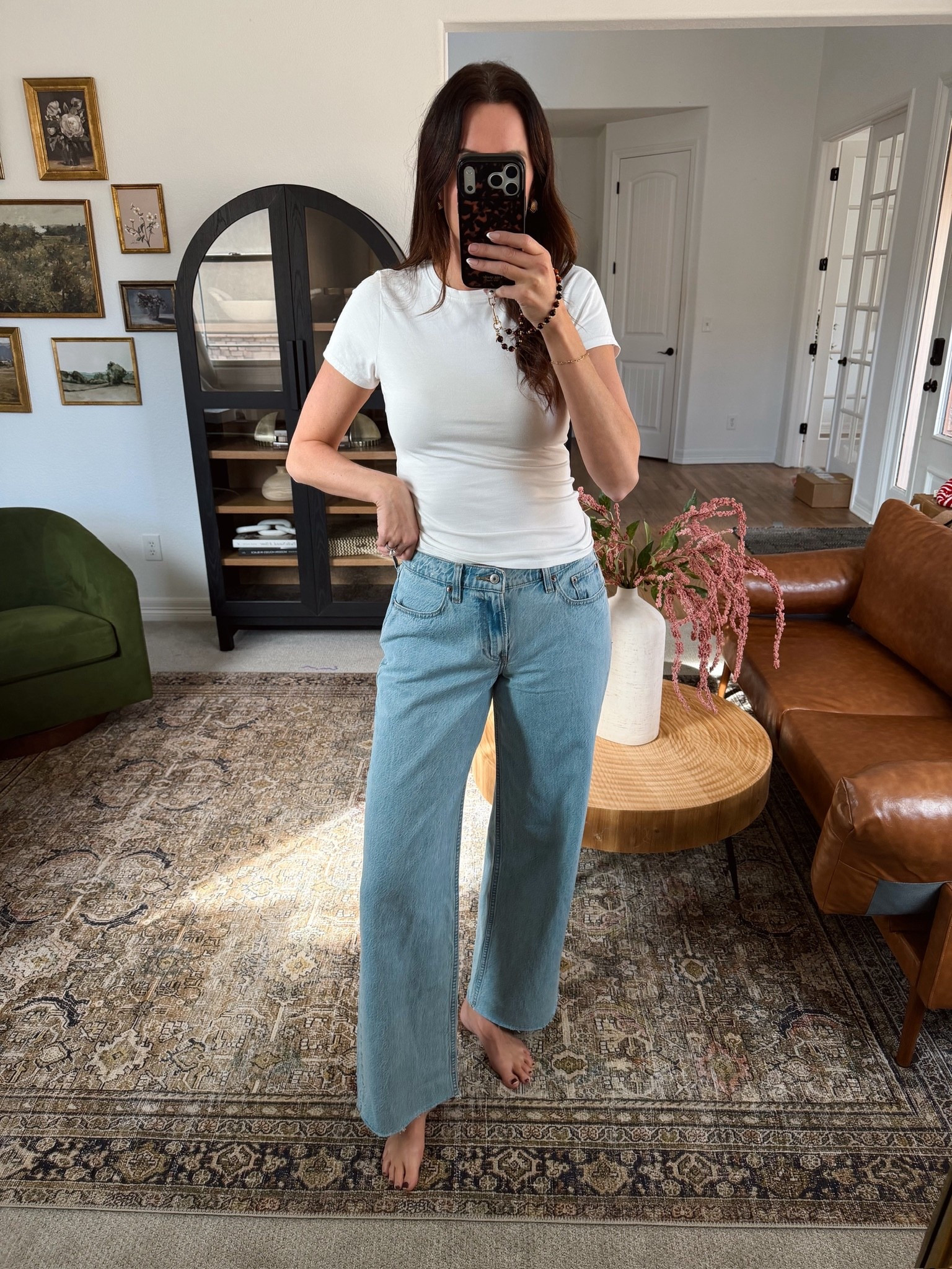 Abercrombie denim sale starts today! 25-40% off all jeans, plus stack code DENIMAF for an extra 15% off! Then 20% off everything else! 
These are the low rise ultra loose jeans in a 27 long. 
#LTKgrwm #LTKTall #LTKSaleAlert