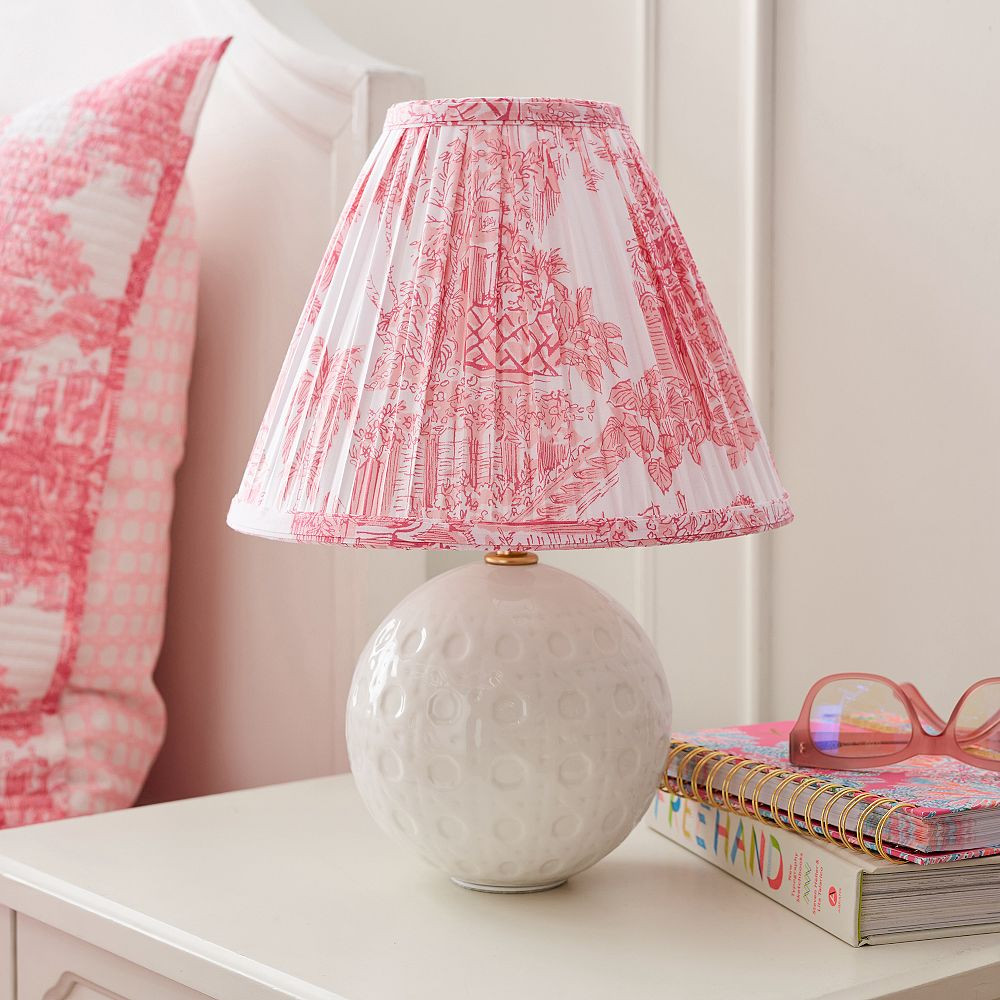 Lilly Pulitzer Printed Shade Table Lamp (15") | Pottery Barn Teen