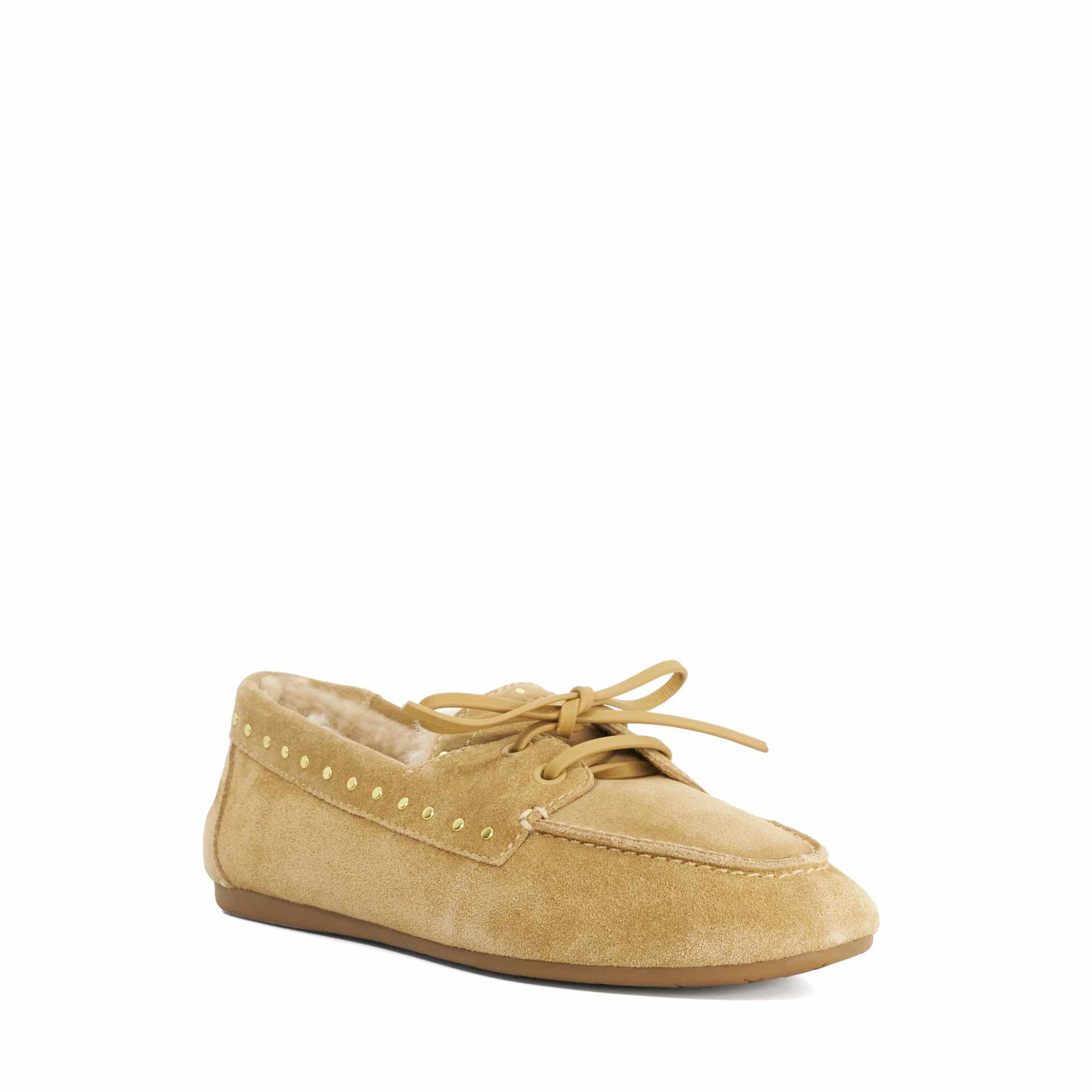 Gracefull Studded Faux Fur Lined Moccasins | Dune (EU)