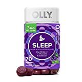 OLLY Sleep Gummy, Occasional Sleep Support, 3 mg Melatonin, L-Theanine, Chamomile, Lemon Balm, Sleep | Amazon (US)