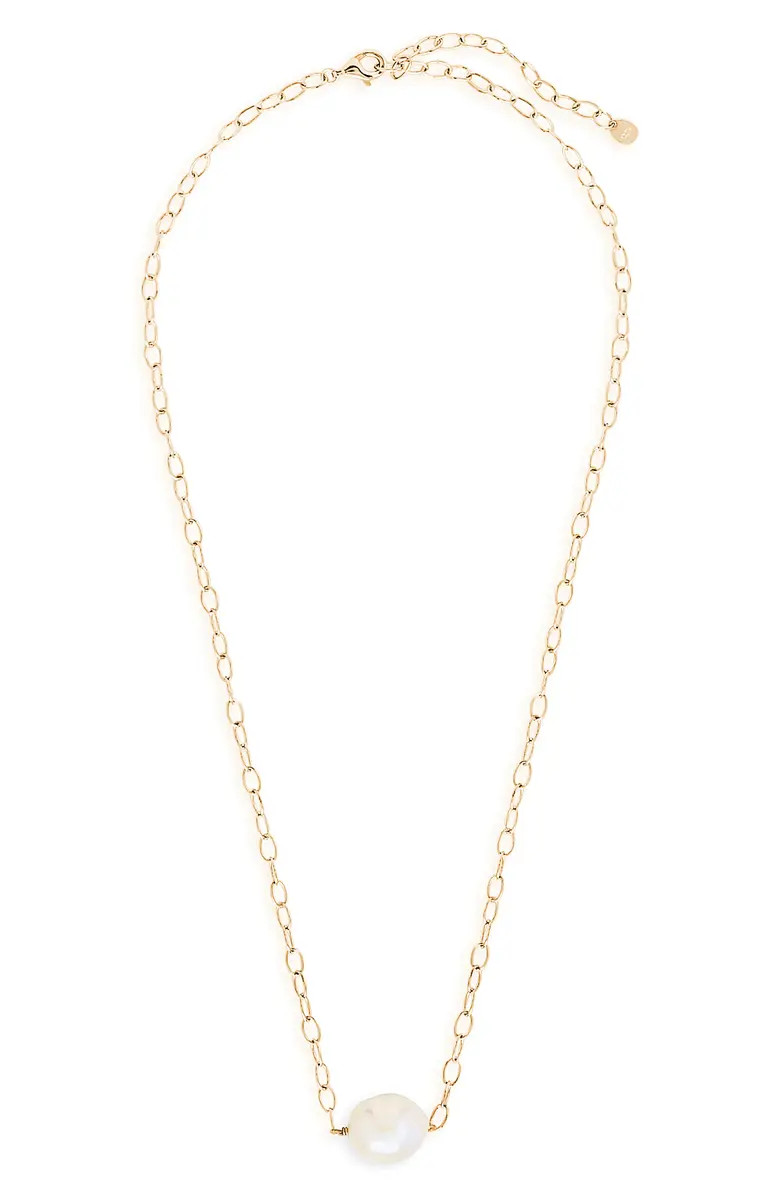 Natural Pearl Pendant Necklace | Nordstrom