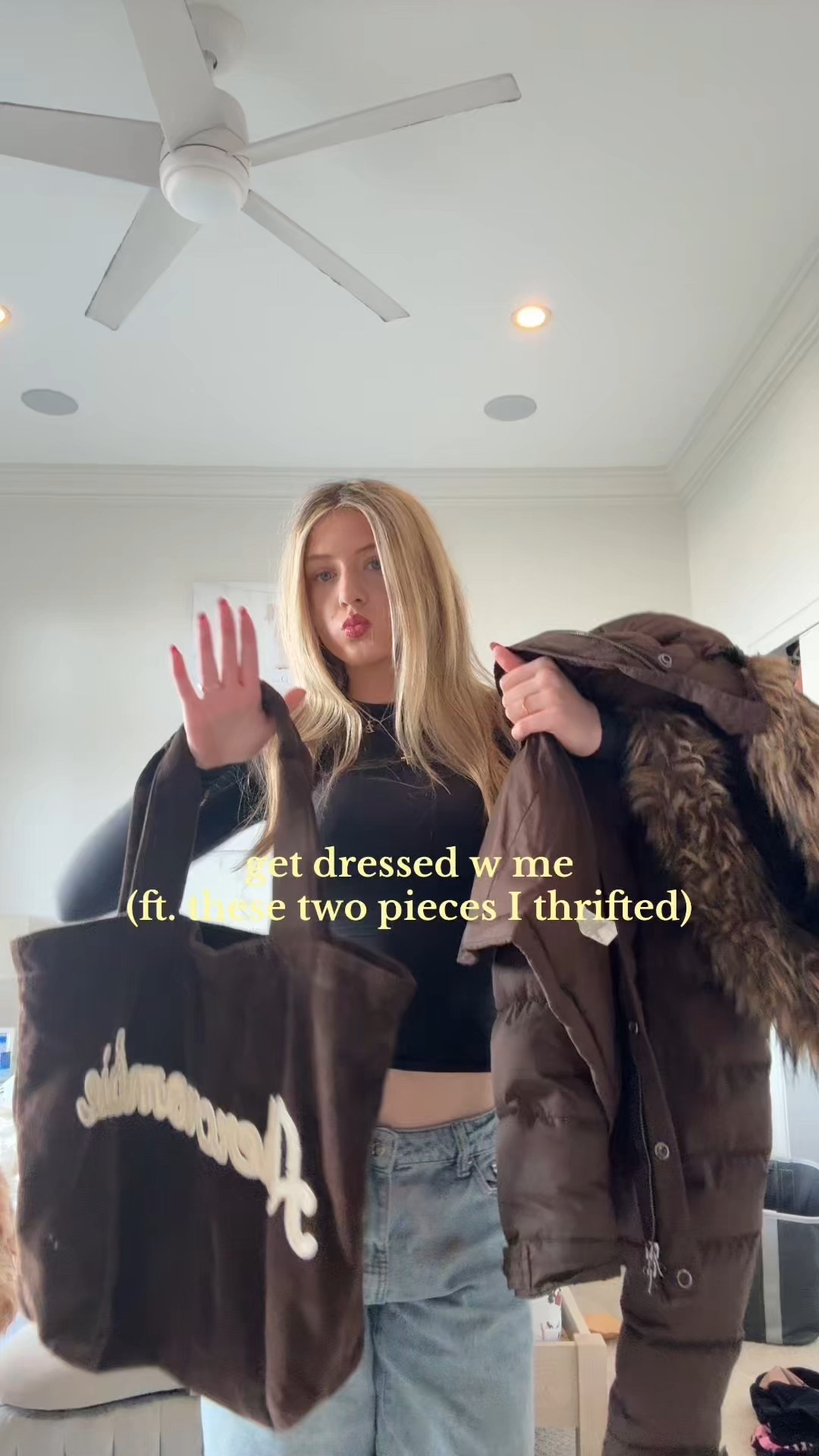 get dressed with me! 2000s outfit! winter outfit! jeans are from revice! cost is thrifted from hollister! 

#LTKootd #LTKgrwm #LTKmorningroutine