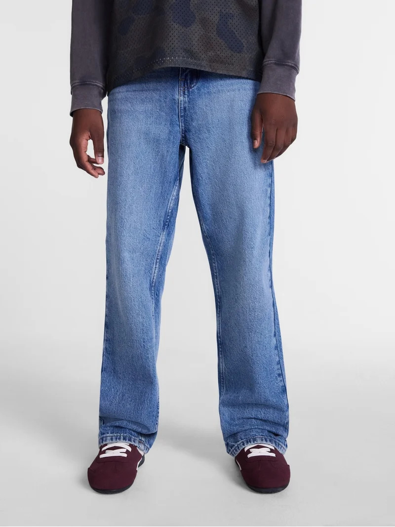Weekend Academy Boys Baggy Denim, Sizes 4-18 | Walmart (US)