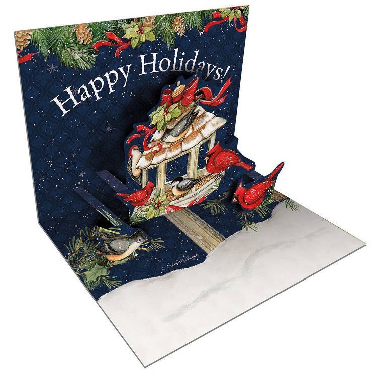 8ct Lang Cardinal Christmas Pop-Up Boxed Holiday Greeting Cards | Target