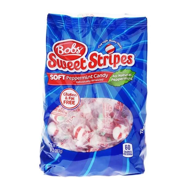 Bob's Sweet Stripes Soft Peppermint Candy, 10 Oz. - Walmart.com | Walmart (US)