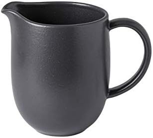 Casafina Stoneware Ceramic Pacifica Collection Pitcher 55oz, Seed Grey | Amazon (US)