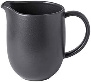 Casafina Stoneware Ceramic Pacifica Collection Pitcher 55oz, Seed Grey | Amazon (US)