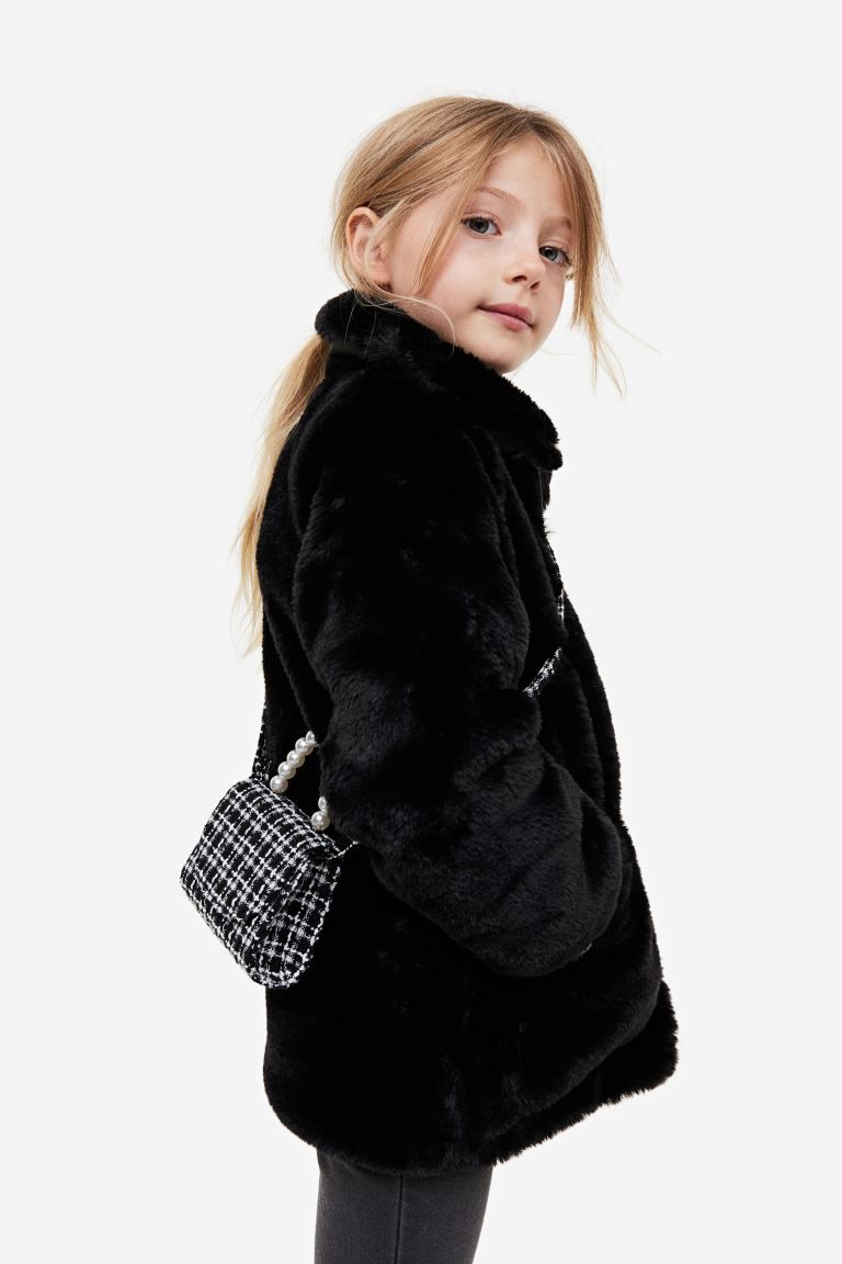 Fluffy Jacket with Collar | H&M (US + CA)