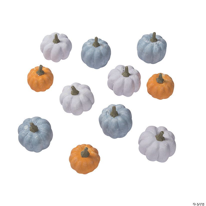 Fall Foam Pumpkins - 12 Pc. | Oriental Trading Company