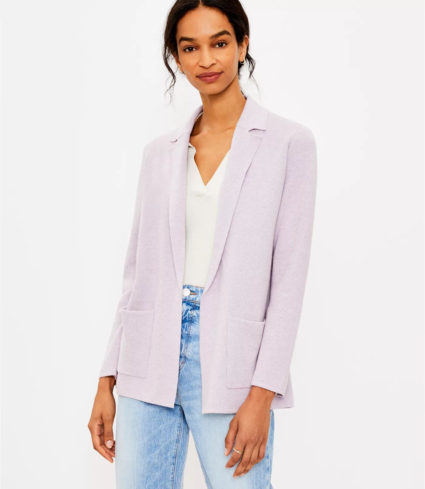 Pocket Sweater Blazer | LOFT