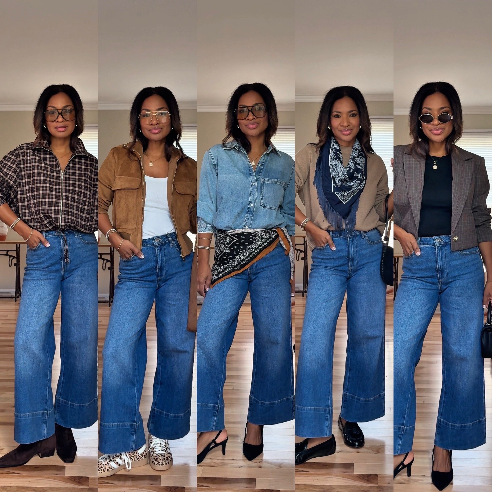 Wearing a size 4 or small in the jeans. Jackets are a size small. Denim button down in a small. Sweater in a small. Size down 1/2 in the adidas sneakers

#LTKgrwm #LTKootd #LTKOver40