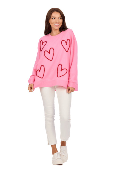 Love Sparkle Sweatshirt | Mud Pie