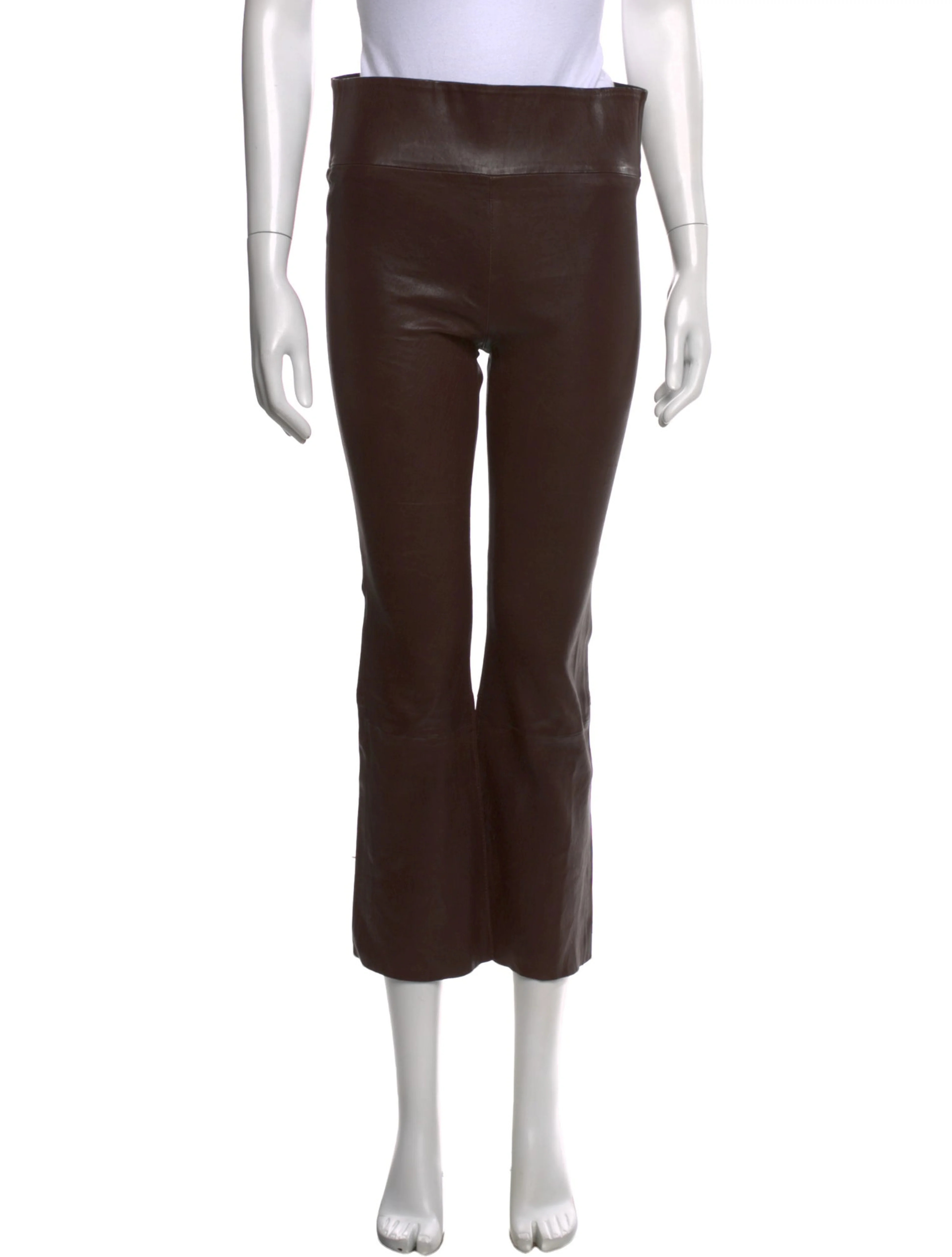 Leather Flared Pants | The RealReal