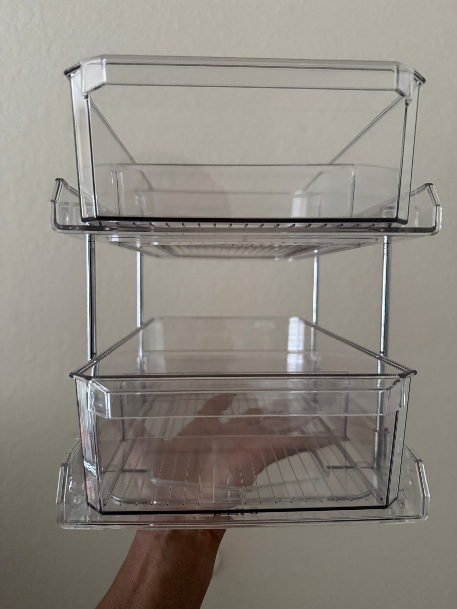 Organization is key for keeping all of my favorite products easily accessible. This under the cabinet organizer has been perfect for keeping products off the countertop and available when I need to grab for it. 

#LTKHome #LTKFindsUnder50