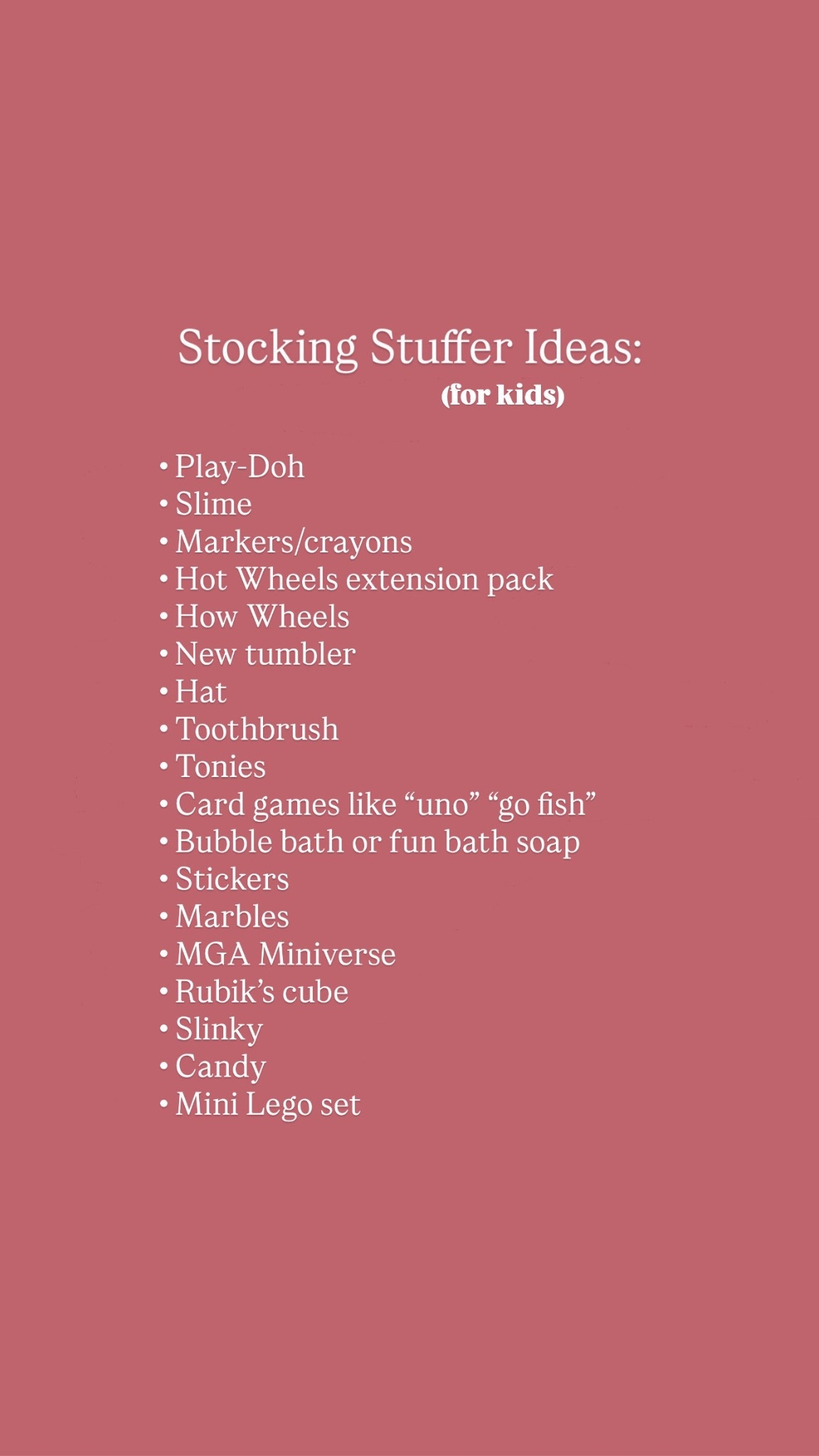 Stocking stuffer ideas for kids! 

#LTKGiftGuide #LTKHoliday