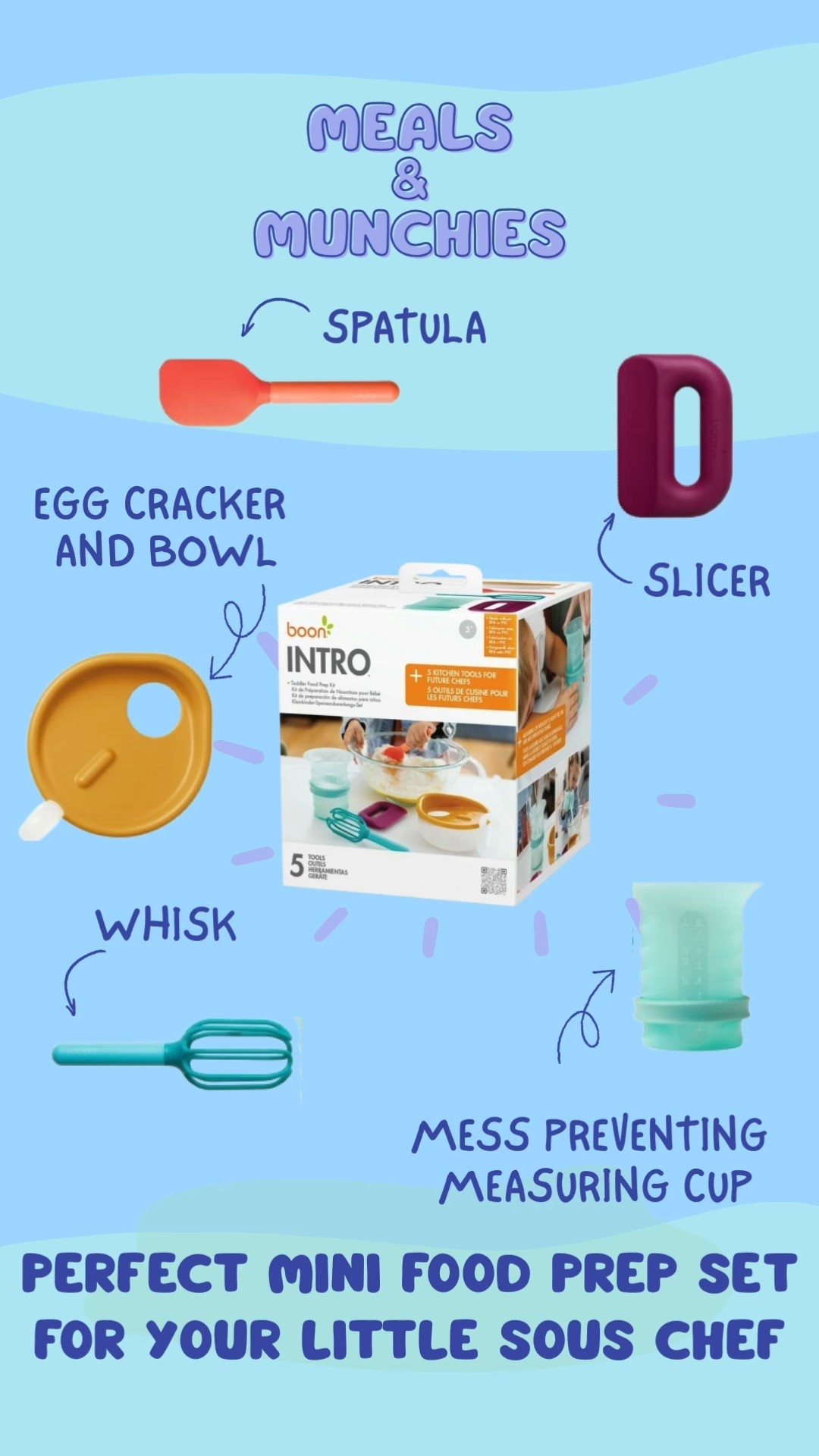 👩‍🍳 One little set, big fun! 🍳
The Boon Intro Kitchen Set is the perfect way to let your little sous chef join in on the action — safely and mess-free. From cracking eggs to whisking and slicing, it’s everything they need for hands-on kitchen fun with intuitive design that makes task toddler friendly. 🥄✨

#ToddlerCooking #MiniChef #LTKkids #LTKfamily #KitchenPlay #MomLife #CookingWithKids #ToddlerApproved

#LTKHome #LTKBaby #LTKKids