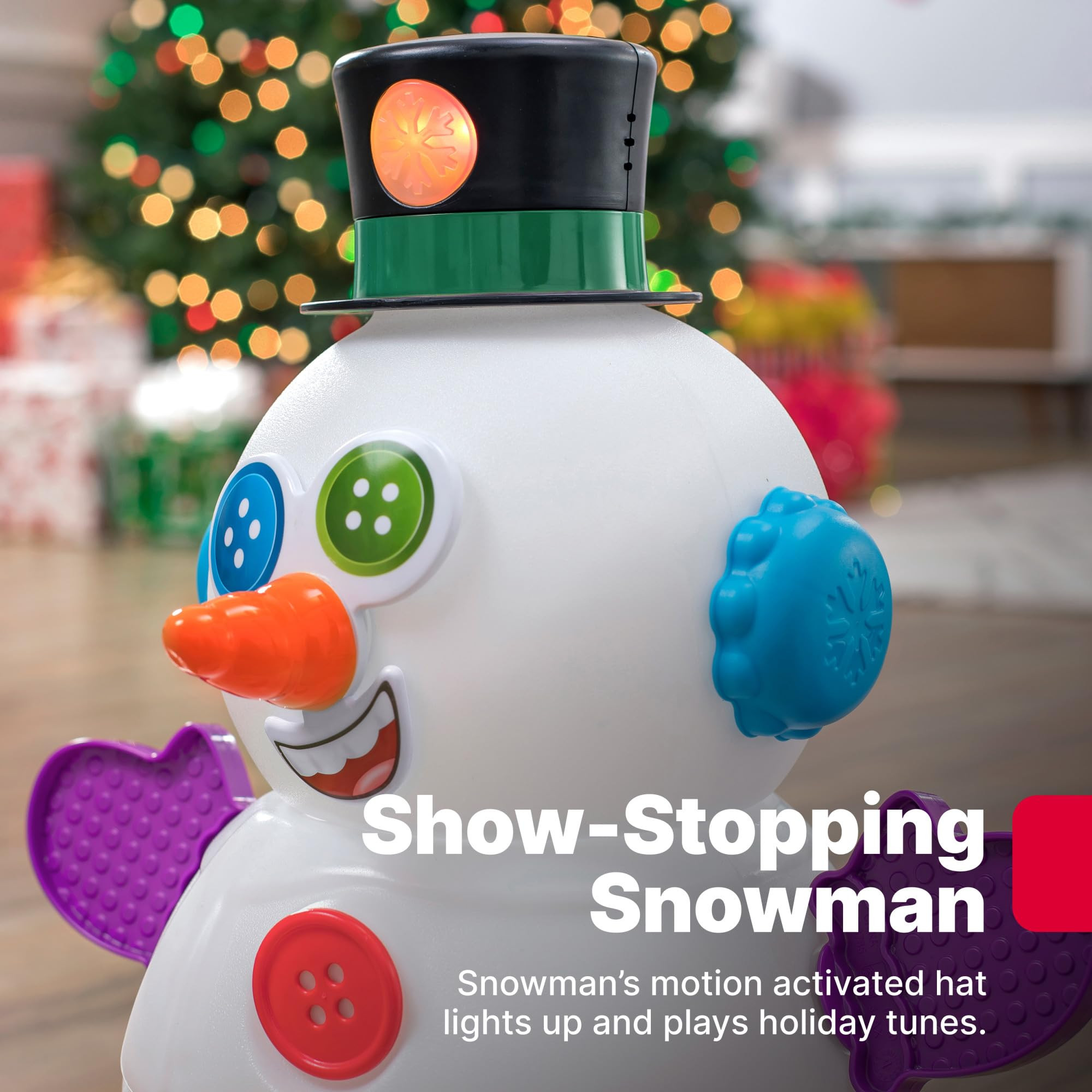 Step2 My First Snowman, Kids Holiday Decorative Christmas Toy, 15-Piece Accessory Kit, Lights and... | Amazon (US)