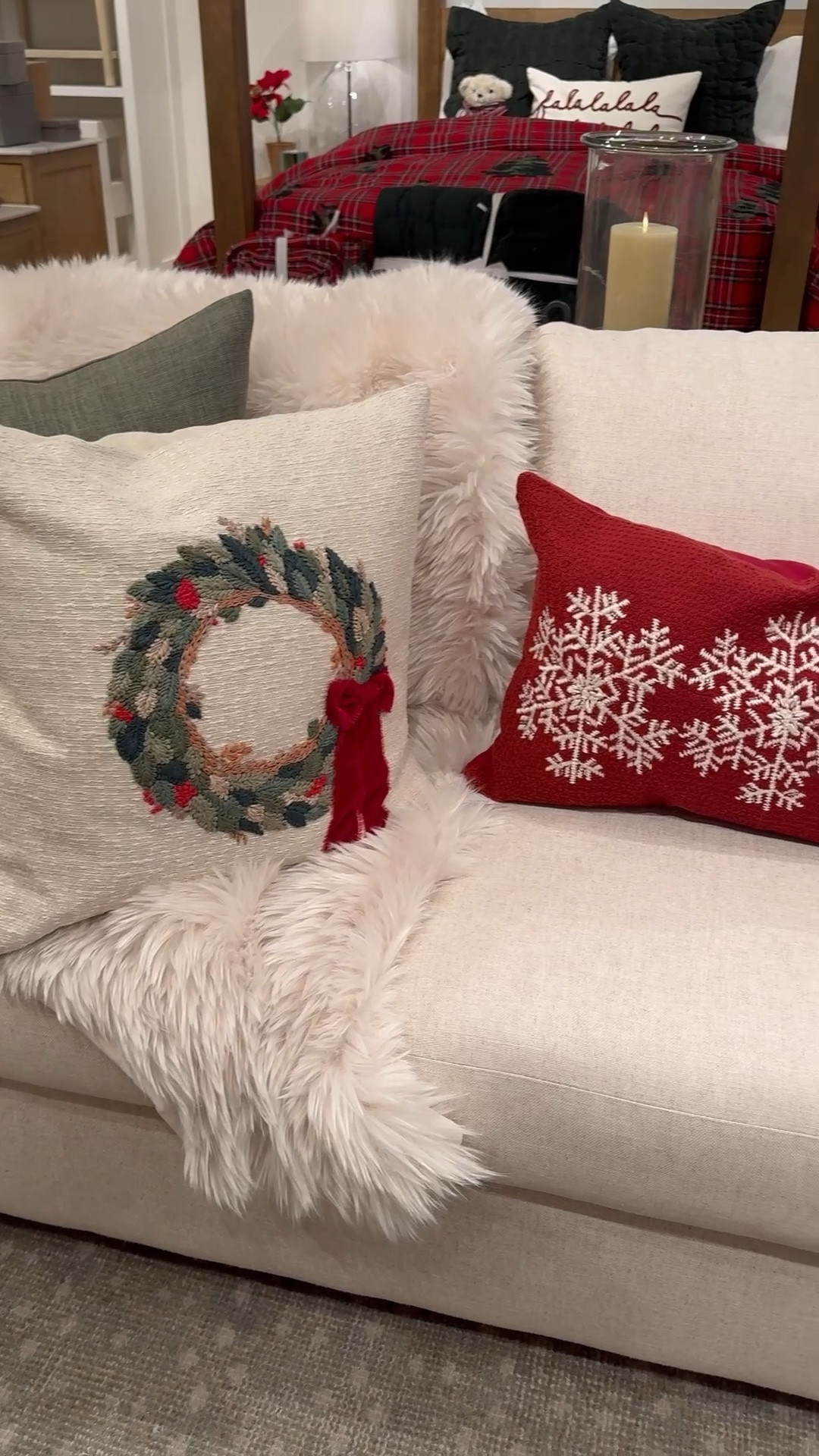 Love these Christmas pillows!  Holiday decor, Christmas decor 

#LTKGiftGuide #LTKHoliday #LTKHome