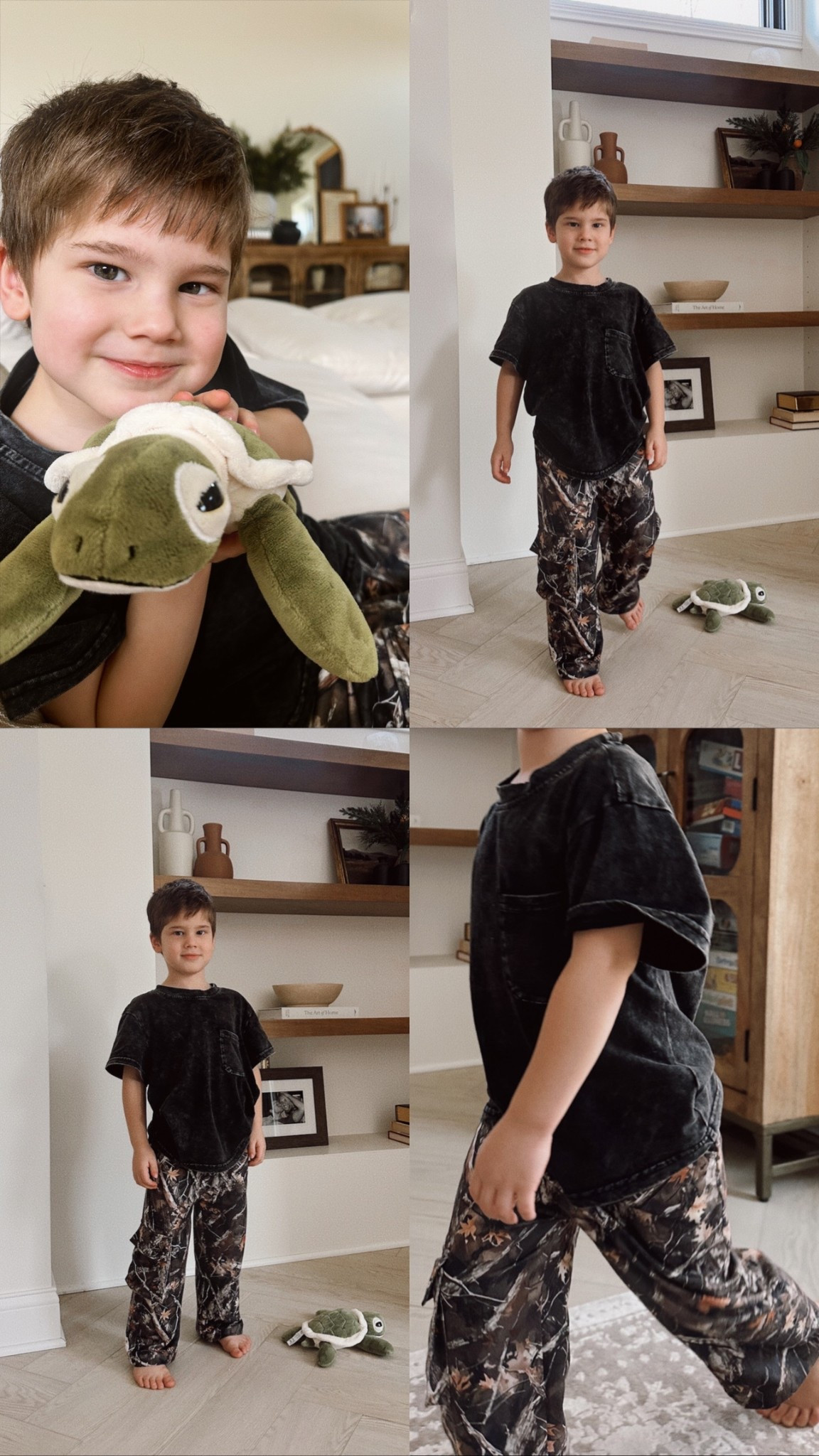 Easy boy clothes that done break the bank🤌🏼 tees come in a pack of 3 different colors for $30 and cargo camo pants for $10!

#LTKKids