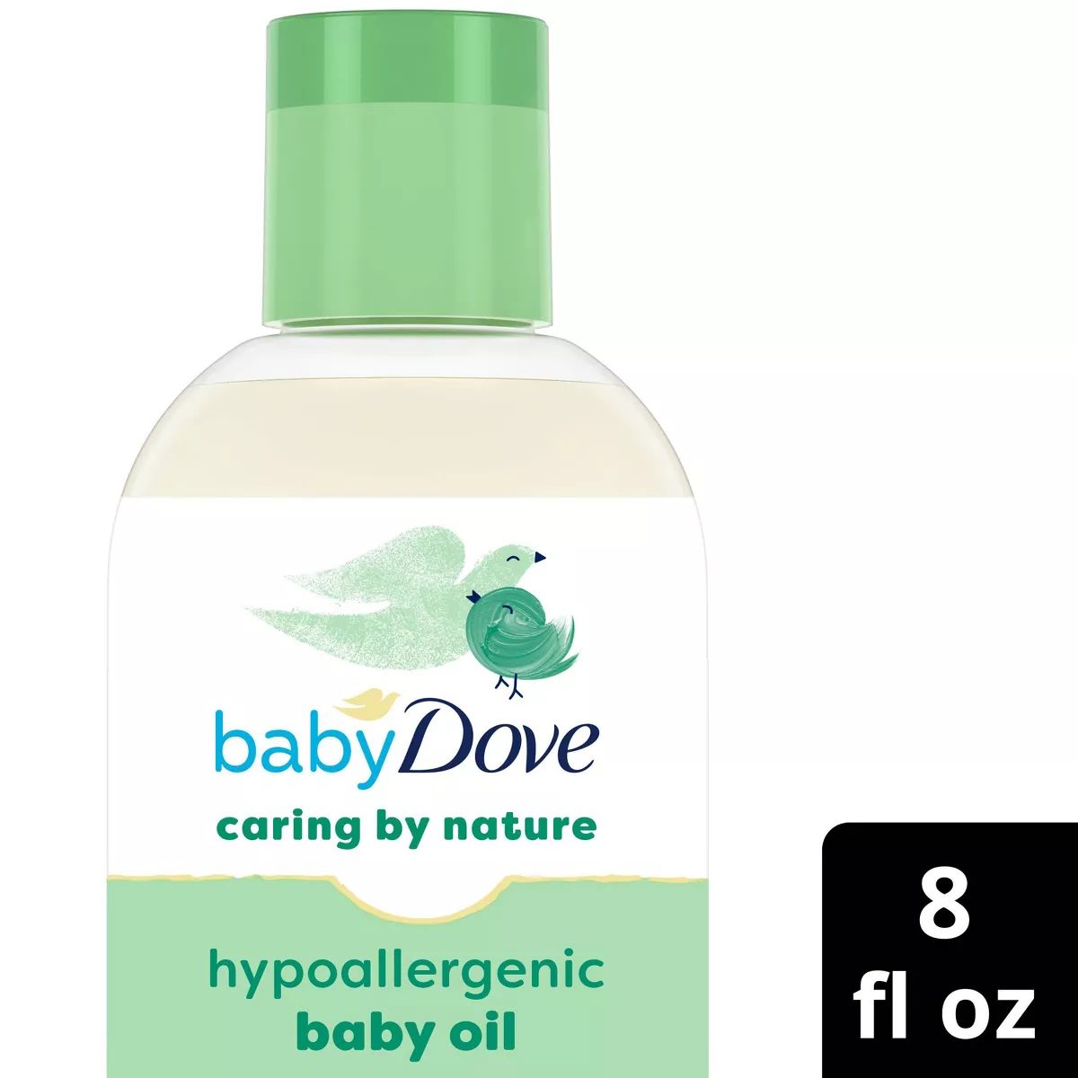 Baby Dove Caring by Nature Hypoallergenic Baby Oil - 8 fl oz | Target