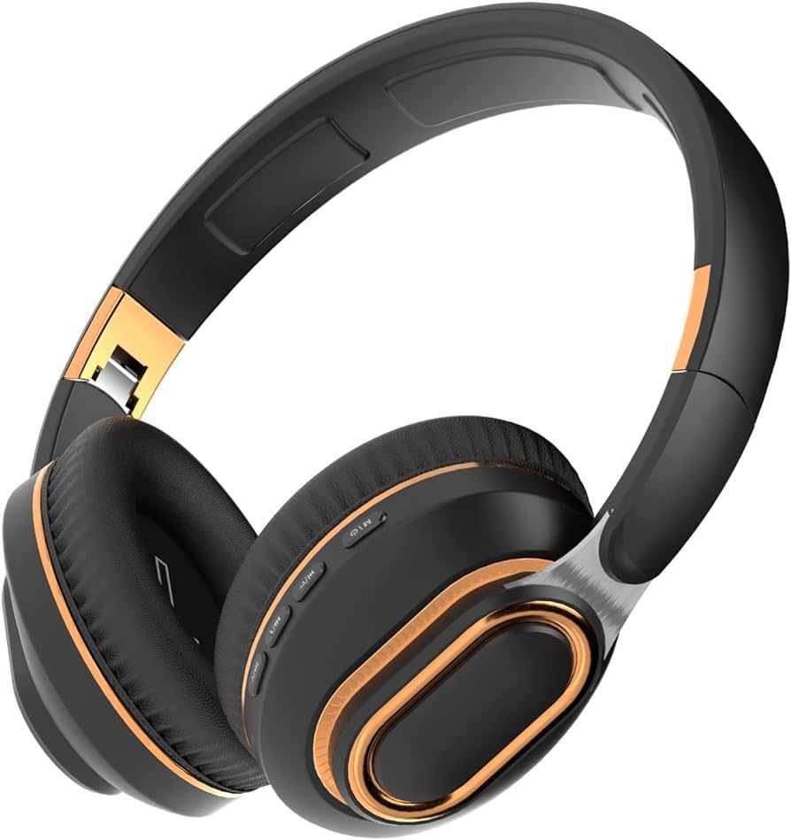E-SHIDAI Portable Wireless Headphones - Foldable Lightweight Over-Ear Headphones, Ergonomically D... | Amazon (US)