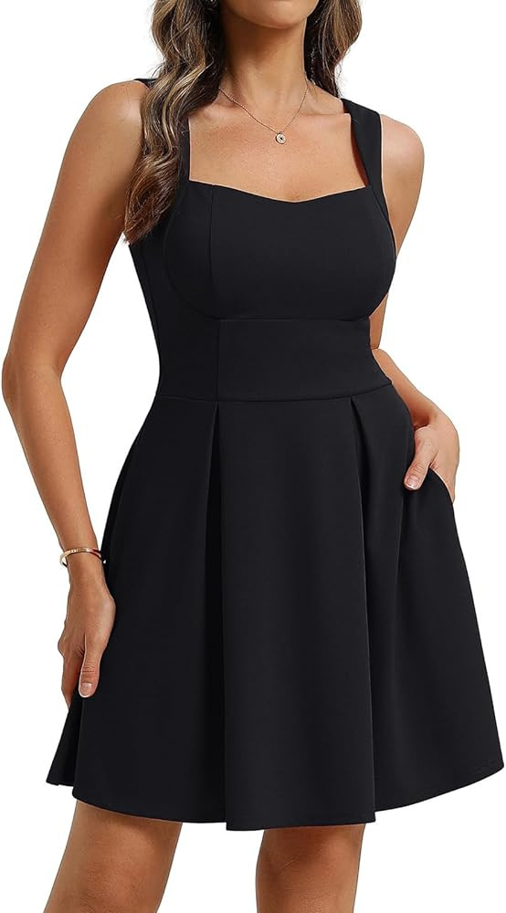Belle Poque Women Graduation Dress with Pockets Short Bow Cocktail Party Dresses Semi Formal A Li... | Amazon (US)
