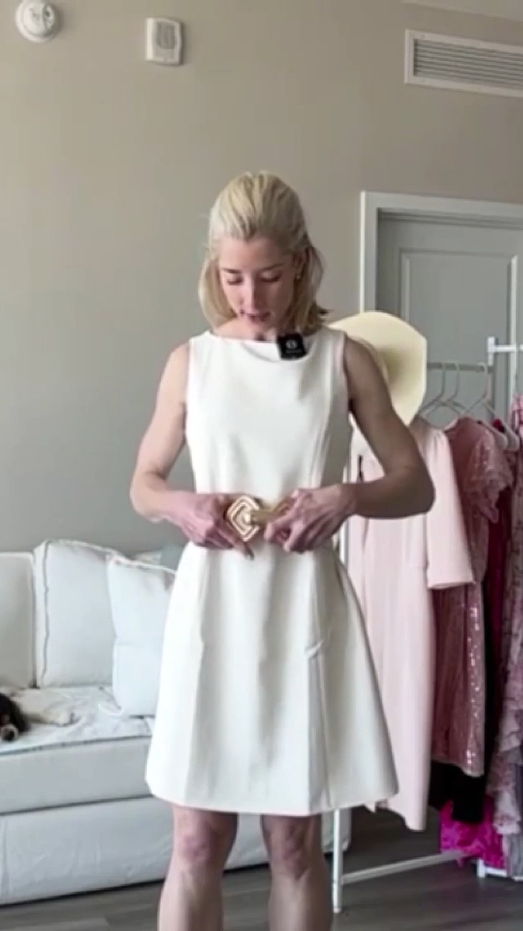 My waist belt in vegan leather  is the best styling tip to have a slimming effect! Take one size up. 

#LTKPetite #LTKStyleTip #LTKFindsUnder50