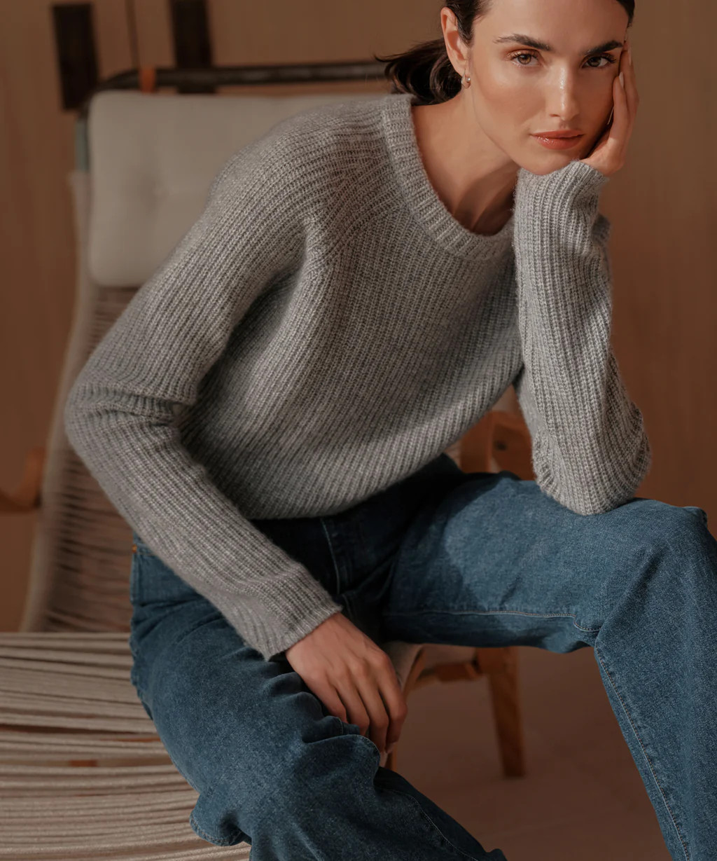 Cashmere Fisherman Sweater | Jenni Kayne