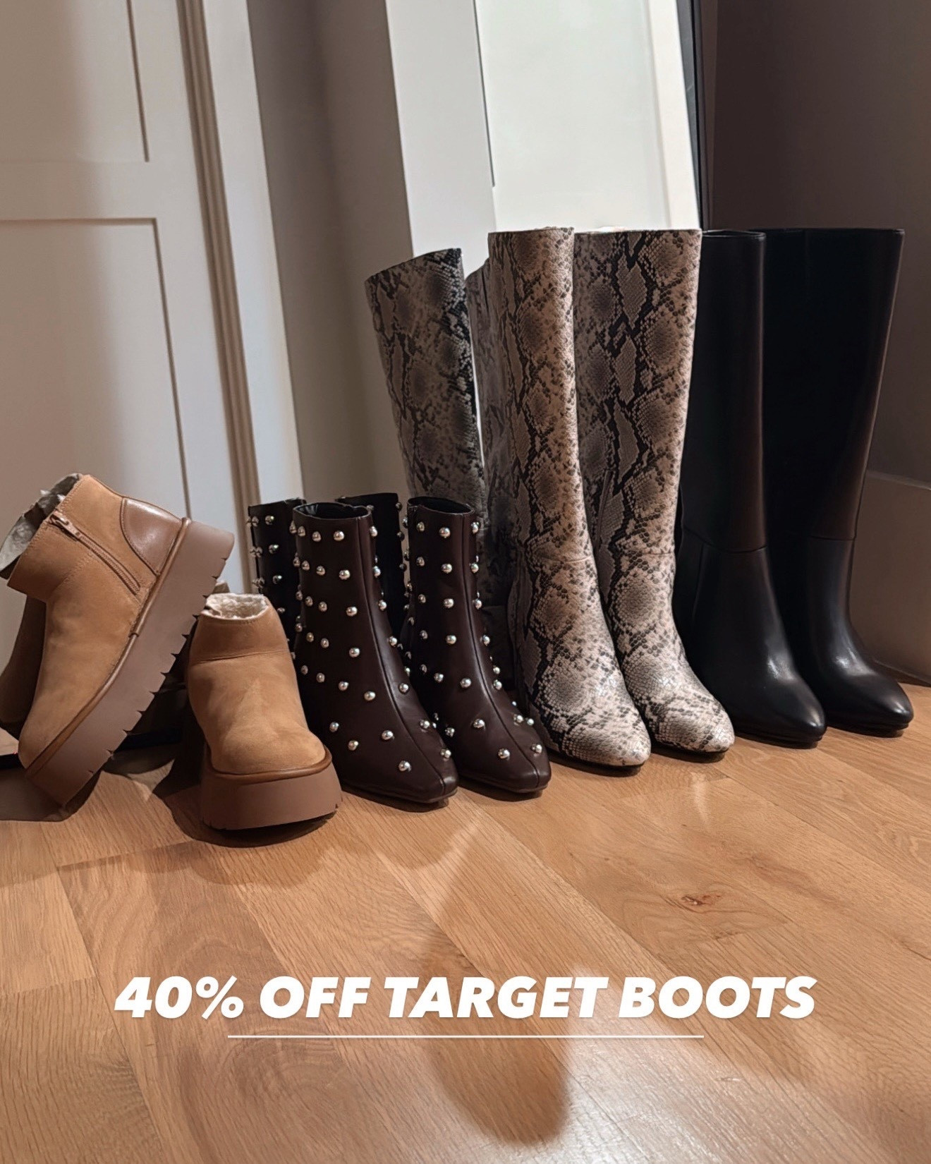40% OFF boots— all of these are under $40!! 🙌🏼

#LTKHoliday #LTKCyberWeek #LTKGiftGuide