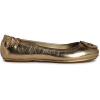 Tory Burch 'Minnie' Gold Lear Ballet Flats | Balardi (US & Canada)