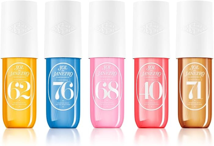 SOL DE JANEIRO Mist and Match Hair & Body Perfume Bundle, Includes 5 90ml Cheirosa Fragrances, Am... | Amazon (US)