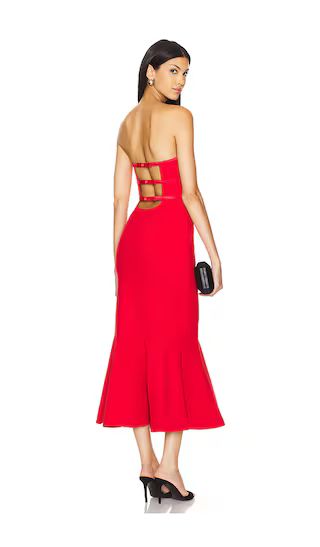 Mille Dress in Scarlet | Red Cocktail Dress | Red Evening Dress | Red Party Dress | Revolve Clothing (Global)